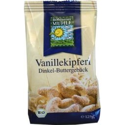 Biscuiti bio din spelt cu unt si aroma vanilie