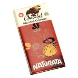 Ciocolata bio cu migdale si portocale