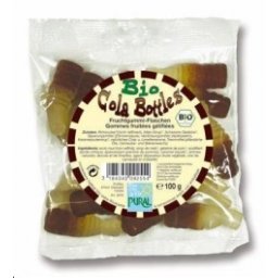 Bomboane bio gumate "Cola bottles
