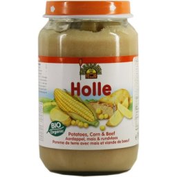 Meniu piure bio cartofi, porumb, carne de vita