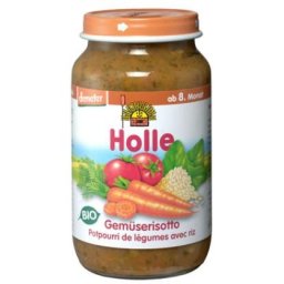 Meniu piure bio amestec legume - orez (risotto)