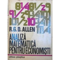 Analiza matematica pentru economisti