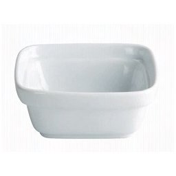 Set 6 Boluri Rectangulare Portelan, 270 ml – Suprapozabile
