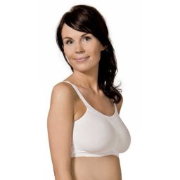 Bustiera Carriwell pentru gravide si alaptare Comfort Bra - Alb