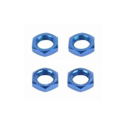Piulite hexagonale pentru roti, culoare albastra- 4 buc