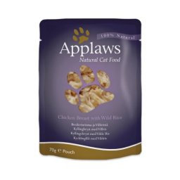 Applaws Cat Adult - Piept de pui si orez salbatic - plic 70g