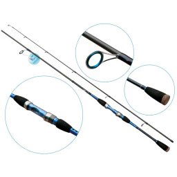 Lanseta fibra de carbon Jet Spin 1.98m