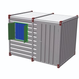 Fereastra cu obloane 850x750mm pe peretele lateral