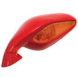 Oglinda moto retrovizoare stanga, culoare rosie, cod E-241 I/RJ