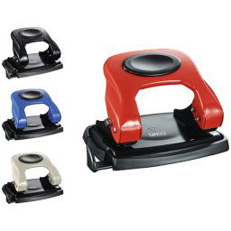 Perforator 20 coli Daco - Rosu, Negru, Albastru, Gri