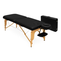 Masa masaj pliabila 2 sectiuni lemn Basic Premium 70 cm