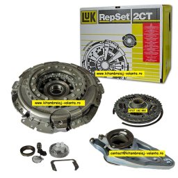 KIT AMBREIAJ DUBLU USCAT LUK cutie DSG 7+1 VW POLO 6R 1.6 TDI 90CP pana in 06.2011