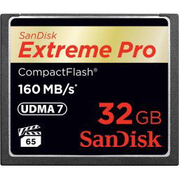 SanDisk Compact Flash 32GB Extreme Pro 160MB/s