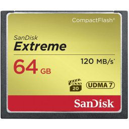 SanDisk Compact Flash 64GB Extreme 120MB/s