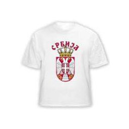 Majica "Srbija - grb i natpis"