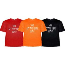 Majica "Who let the Serbs out"