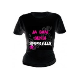 Ženska majica "Ja sam sexy Srpkinja"