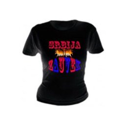 Ženska majica "Srbija zauvek"