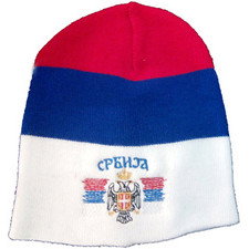 Zimska kapa Srbija - trobojna model 1
