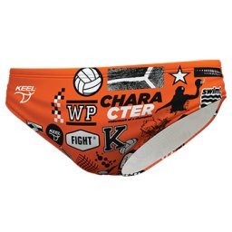 Keel vaterpolo gaćice WP Wallpaper - orange (Pro)