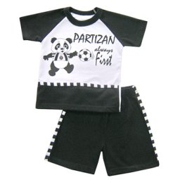 Bebi komplet "Panda" FK Partizan 3160