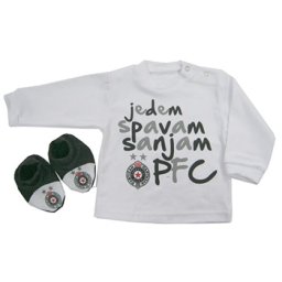 Bebi set "Jedem, spavam, sanjam PFC" FK Partizan 3145