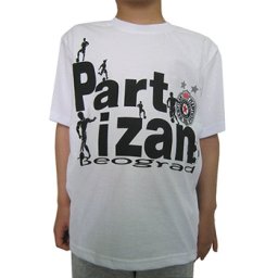 Bela dečija majica "Igrači" FK Partizan (vel. 2-6) 3170