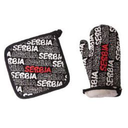 Set rukavice i podmetač Srbija