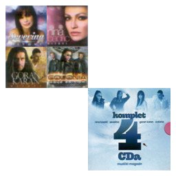 Komplet 4 CD-a - Hitovi: Nina Badrić, Severina, Goran Karan, Colonia (4x CD)