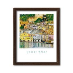Malcesine sul Garda, Gustav Klimt, uramljena slika 40x50cm