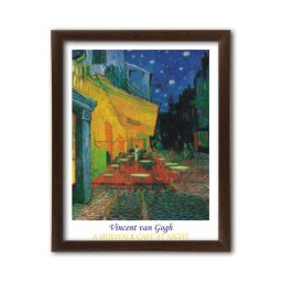 A sidewalk cafe at night, Vincent van Gogh, uramljena slika 40x50cm