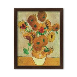 Sunflowers, Vincent van Gogh, uramljena slika 40x50cm