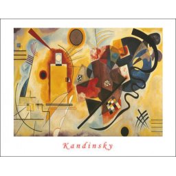 W. Kandinsky, Gelb Rot Blau, uramljena slika 40x50cm i 56x71cm