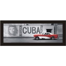 Kuba Mural, uramljena slika 35 x 100 cm