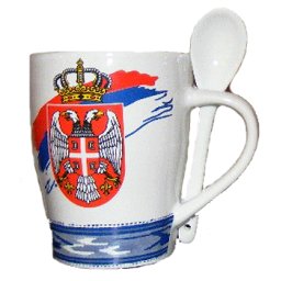 Šolja "Srbija" sa kašičicom