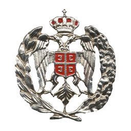 Srpska kokarda - bela