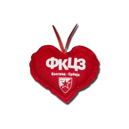 Privezak jastuk srce FKCZ