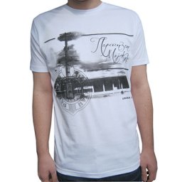 Bela majica "Razglednica" FK Partizan 2875