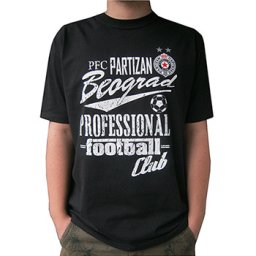 Crna majica "Professional" FK Partizan 4038