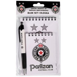 Blok set i olovka Partizan