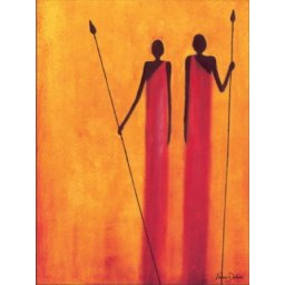 Massasais tradition, uramljena slika 60x80cm