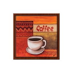 Coffee, uramljena slika 30x30cm