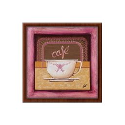 Cafe, uramljena slika 30x30cm