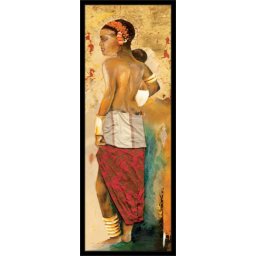 Zahina, uramljena slika 30 x 70 cm