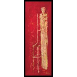 Skarletne visine, uramljena slika 30 x 70 cm
