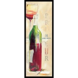 Primeur vino, uramljena slika 30 x 70 cm