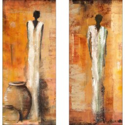 Puissante & Traditionned, 2 uramljene slike 30x70cm svaka