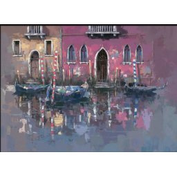 Tišina Venecije, uramljena slika 50 x 70 cm
