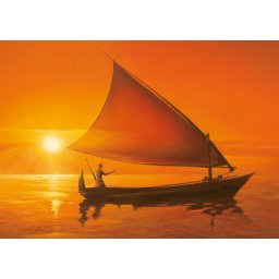 Zanzibar, uramljena slika 50 x 70 cm