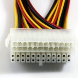 24 Pin Male to 24 Pin Female ATX Extension Cable (30cm)